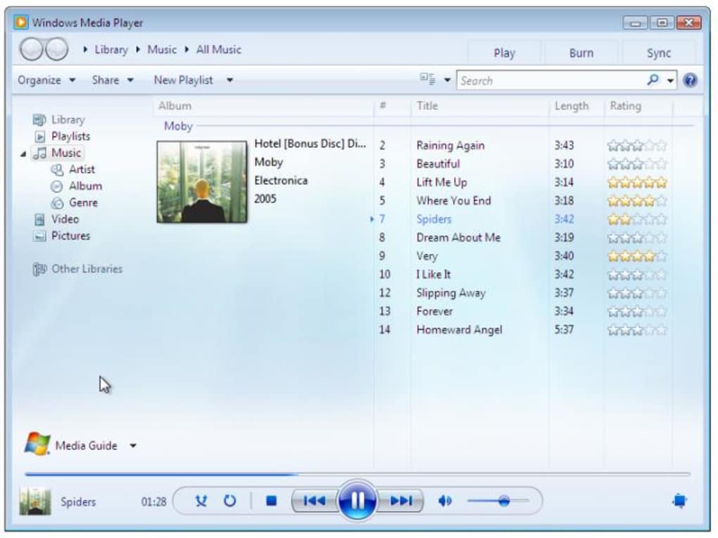 About Windows Media Player