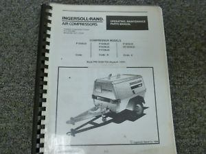 Ingersoll Rand P185wjd Parts Manual